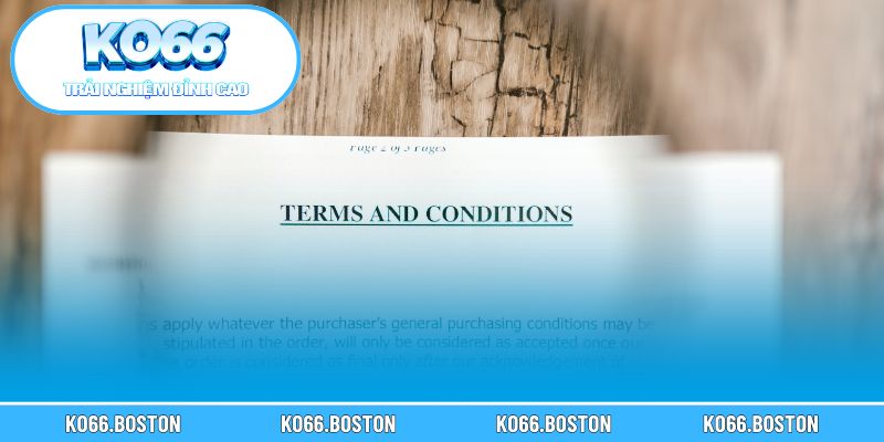 Điều khoản điều kiện KO66 của người chơi trong các trường hợp cụ thể