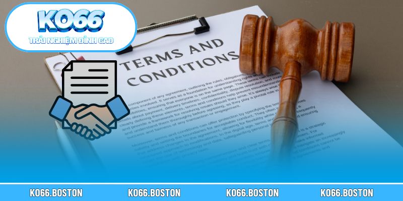 Điều khoản điều kiện KO66 miễn trách nhiệm của trang cược